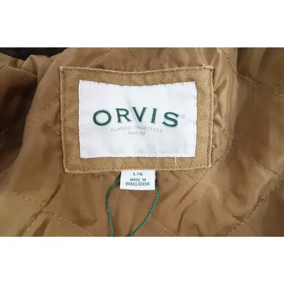 Orvis Men'sCotton Trucker Jacketsize L